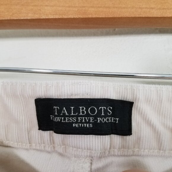 Talbots Corduroy Flawless Five-Pocket Straight Pants Stretch Size 6P - Picture 3 of 7